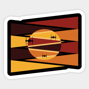 Sunset Fighters Sticker